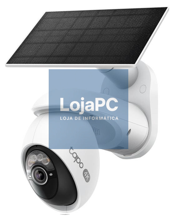 TP-Link Solar-Powered Pan/Tilt Security Camera Kit - 4K 8MP (3840×2160), 2.4 GHz/5 GHz, 10000mAh rechargeable lithium-ion battery, Solar panel (5.2V, 2.5W)