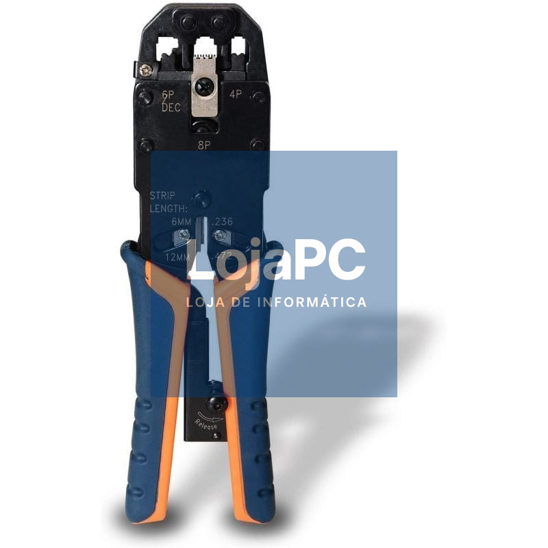Crimpadora Metálica de Carraca Aisens A142-0311 para RJ10-RJ11-RJ12-RJ45