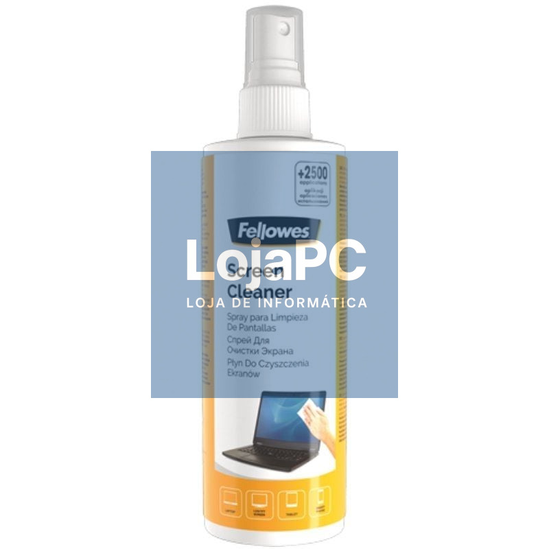 Spray Limpiador de Ecrãs Fellowes 99718/ Capacidade 250ml