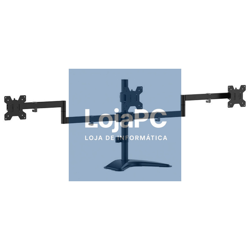 Suporte de Secretária para 3 Monitores Aisens DT27TSR-287/ Rotativo/ Inclinável/ até 10kg