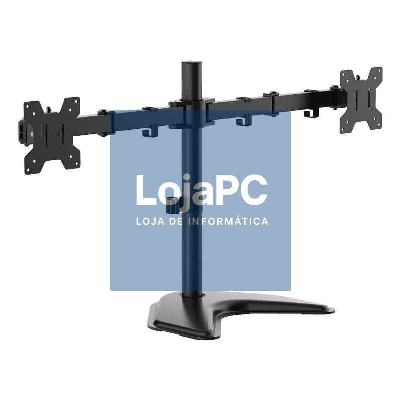 Suporte de Secretária para 2 Monitores Aisens DT32TSR-285/ Rotativo/ Inclinável/ até 10kg