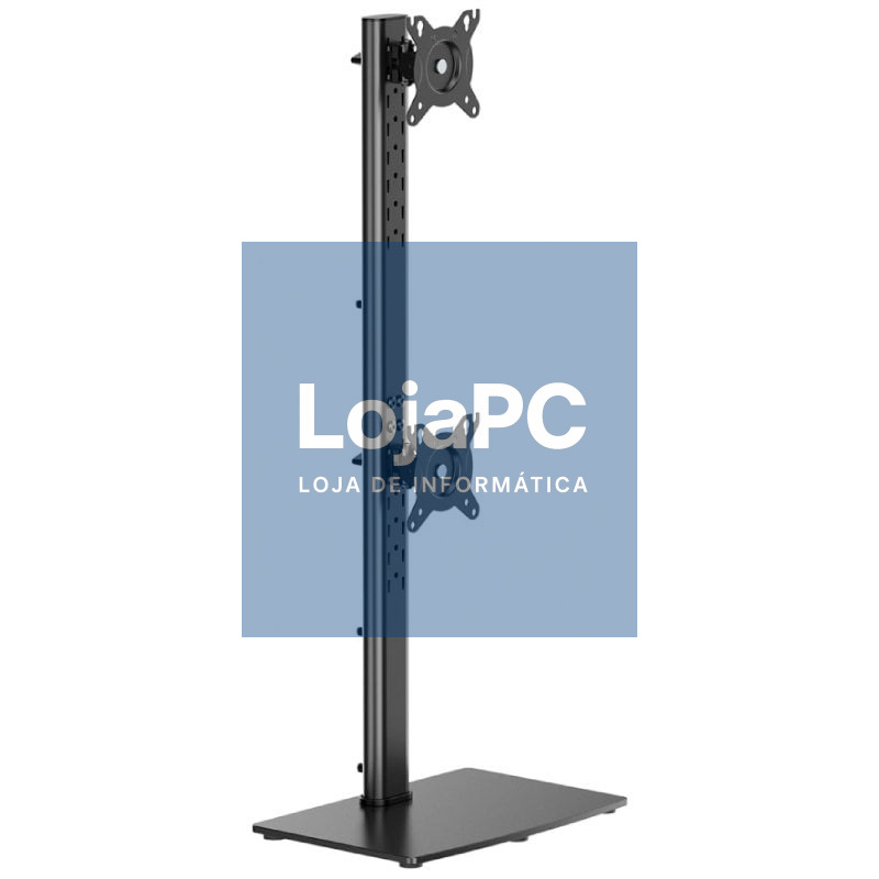 Suporte de mesa para 2 Monitores Aisens DT34TSR-459/ Rotativo/ Inclinável/ até 12kg