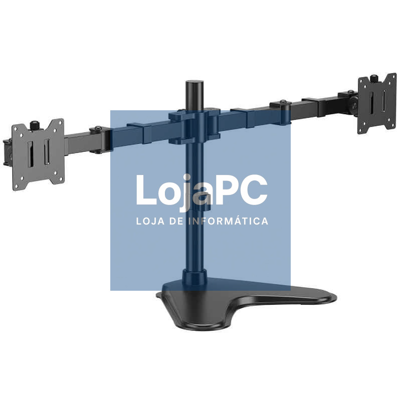 Suporte de Secretária para 2 Monitores Aisens DT35TSR-361/ Rotativo/ Inclinável/ até 20kg
