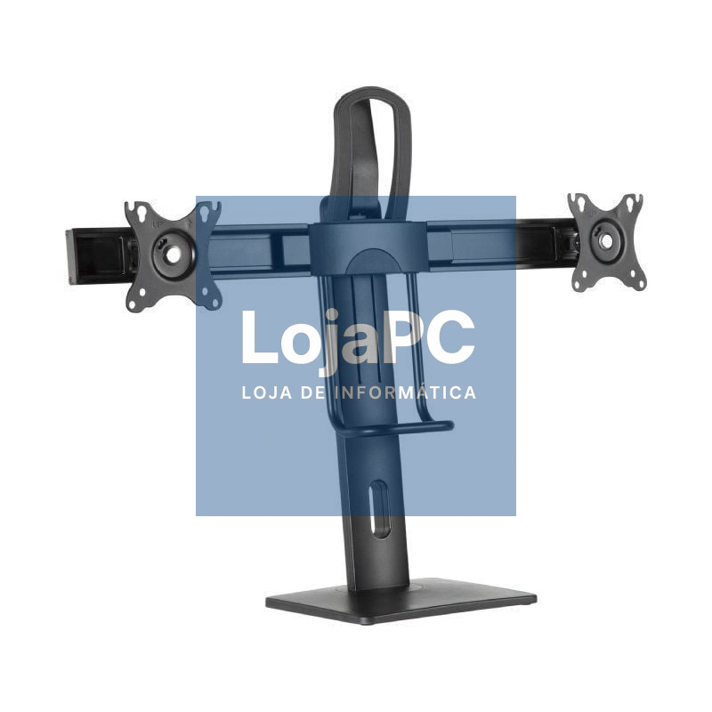 Suporte de Secretária com Contrapeso para 2 Monitores Aisens DT27TSR-065/ Rotativo/ Inclinável/ até 6kg