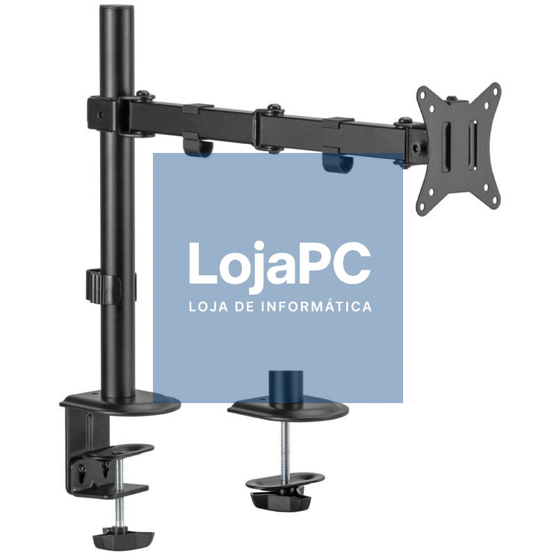 Suporte de mesa para Monitor y TV Aisens DT32TSR-147/ Rotativo/ Inclinável/ até 9kg