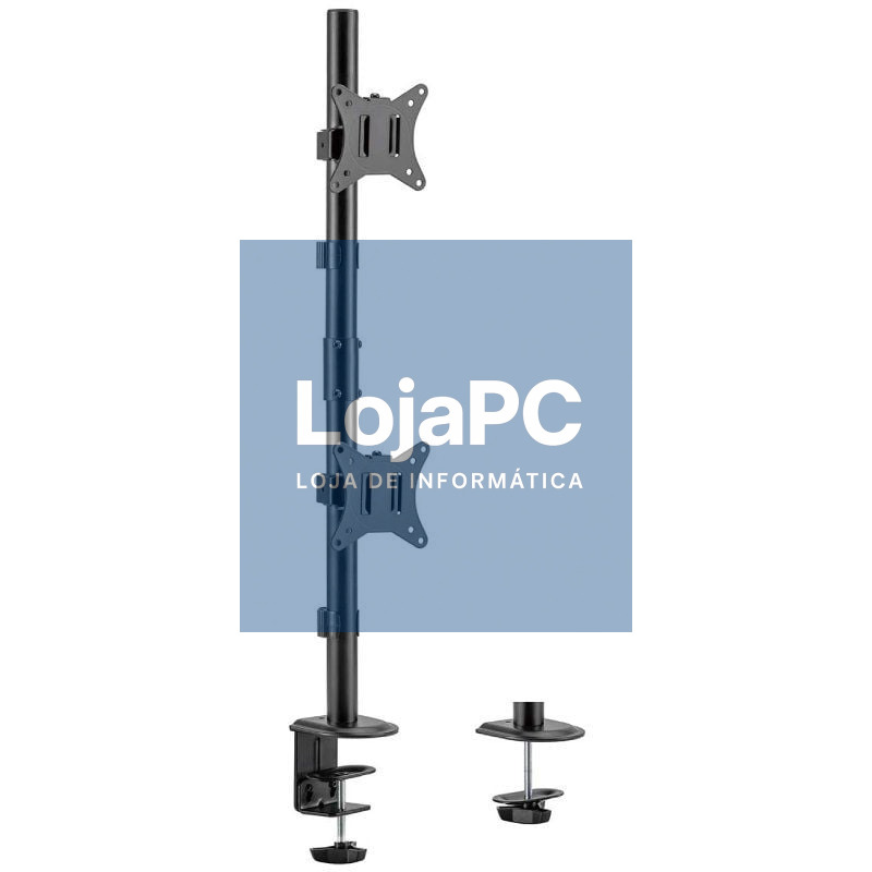 Suporte de mesa para 2 Monitores o TV Aisens DT32TSR-229/ Rotativo/ Inclinável/ até 9kg