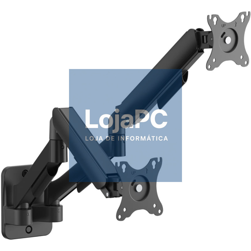 Suporte de parede com Contrapeso para 2 Monitores o TV Aisens WT32TSR-479/ Rotativo/ Inclinável/ até 9kg
