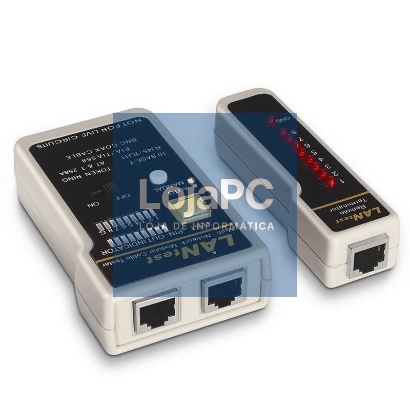 Tester Aisens A142-0314 para RJ11-RJ12-RJ45/ Coaxial