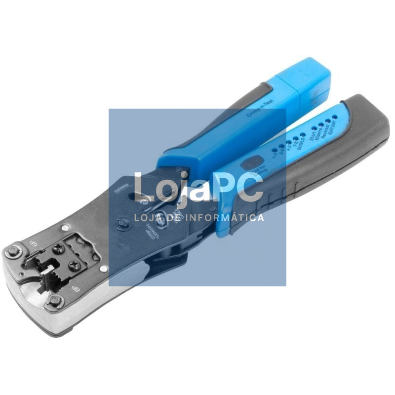 Crimpadora Phasak TD 018 para RJ11/ RJ12/ RJ45