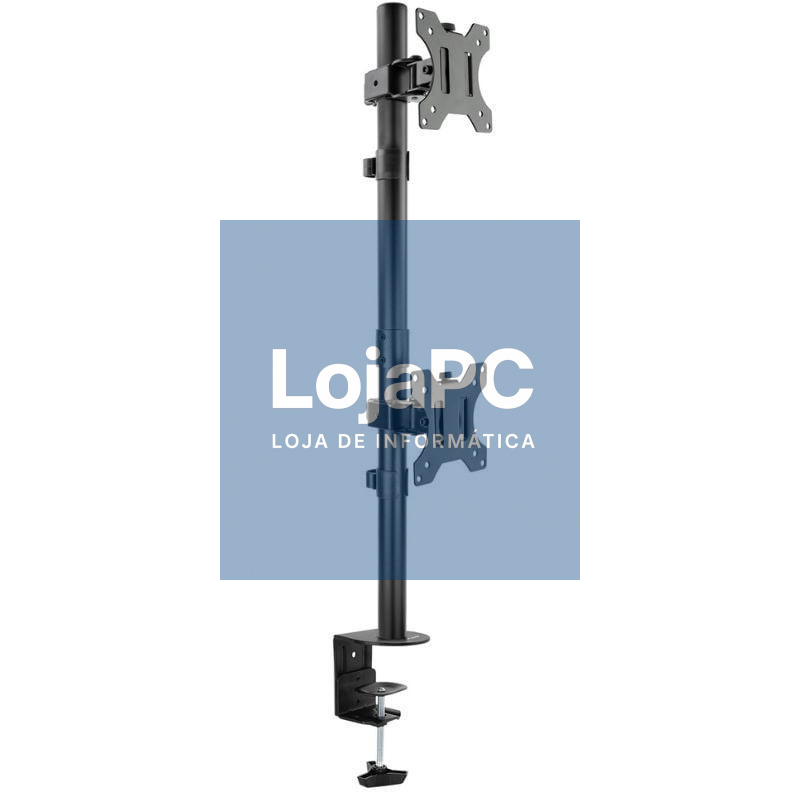 Suporte de mesa para 2 Monitores TooQ DB1233TNV-B/ Rotativo/ Inclinável/ até 8kg