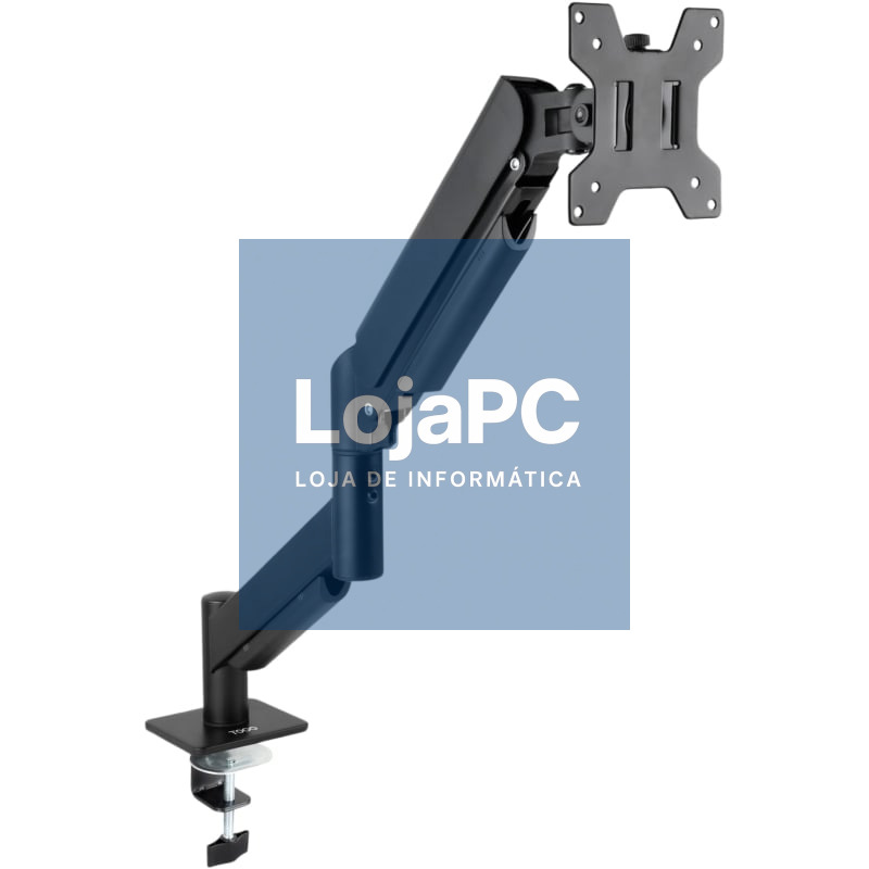 Suporte de mesa para Monitor TooQ DB1340TNR-B/ Rotativo/ Inclinável/ Rotatorio/ Nivelável até 10kg