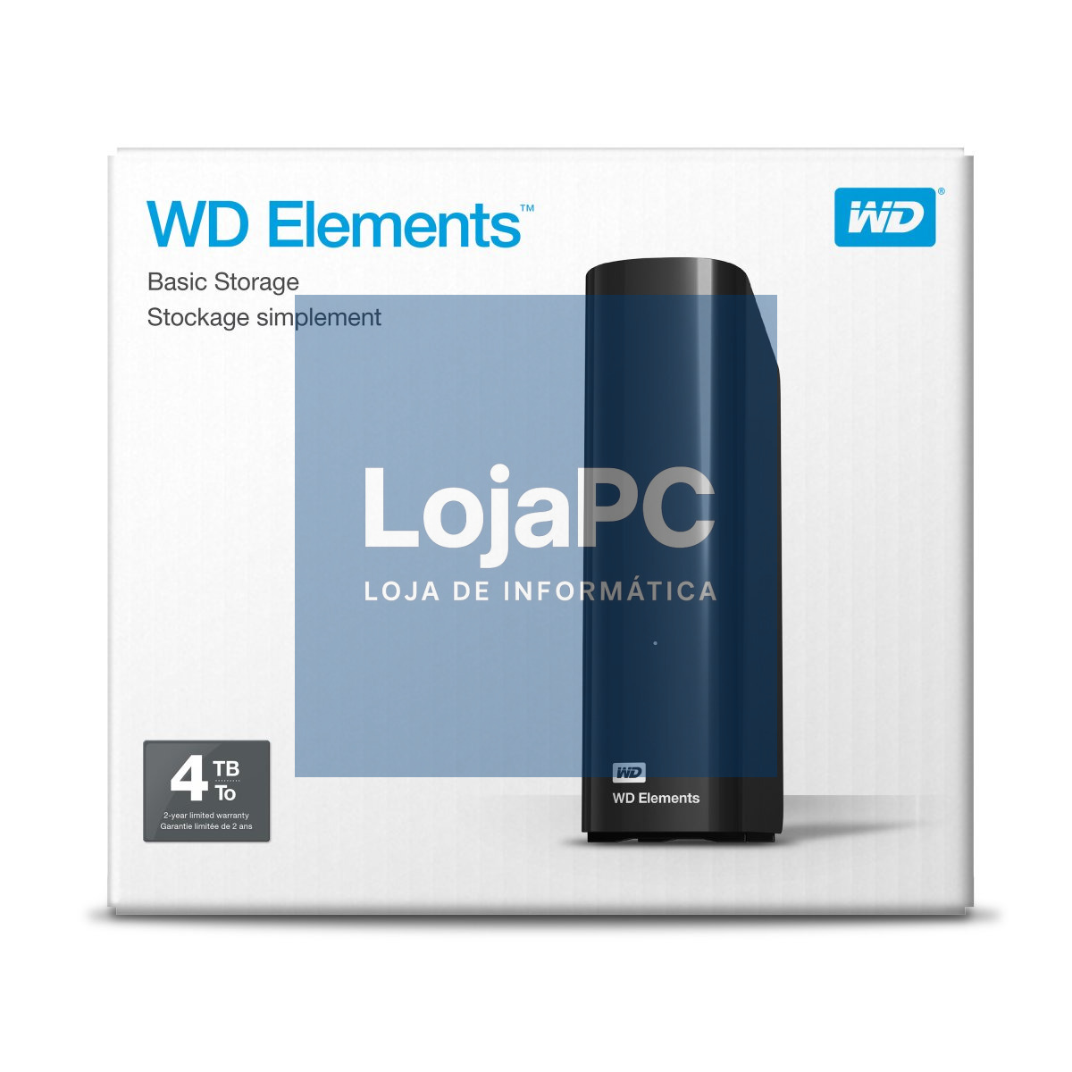 WD Elements 4TB HDD USB3.0 3.5inch RTL extern RoHS compliant black