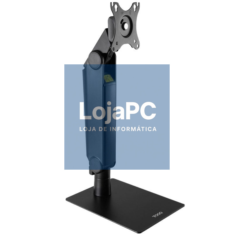 Suporte de Secretária para Monitor TooQ DB1741TN-B/ Rotativo/ Inclinável/ até 8kg