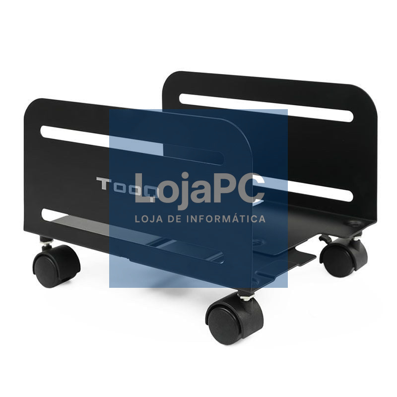 Suporte CPU com Rodas para PC TooQ UMCS0004-B/ até 10kg