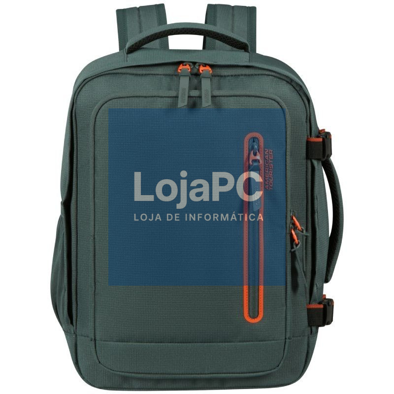 Mochila American Tourister Take2cabin S/M para Portáteis até 15.6'/ 26.5L/ Verde Escuro