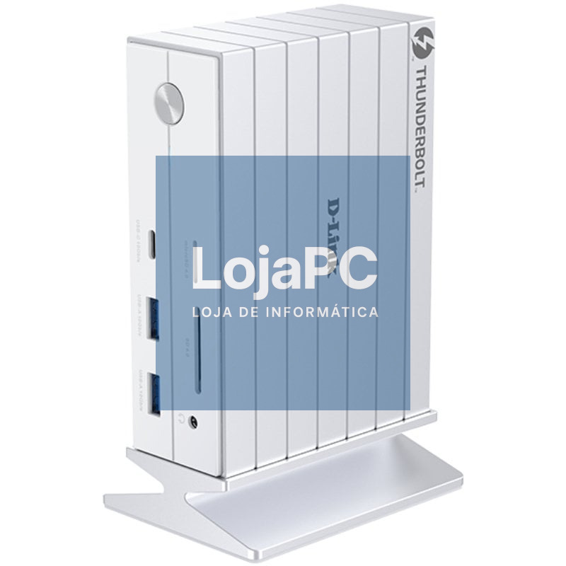 Docking Thunderbolt 4 D-Link DUF-E01/E/ 5xUSB/ 2xUSB Tipo-C/ 2xThunderblot/ 1xDisplayPort/ 1xHDMI 4K/ 1xRJ45/ 1xJack 3.5/ 1xLector de Cartões/ Branco