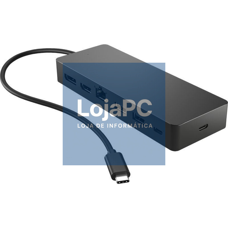 Docking USB Tipo-C HP 50H55UT/ 1xUSB Tipo-C/ 2xUSB/ 1xHDMI 4K/ 1xDisplayPort/ 1xRJ45/ 1xUSB Tipo-C PD