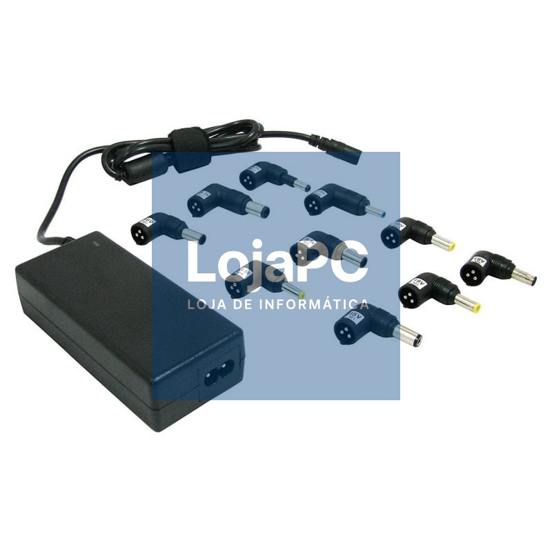Carregador de Portátil Leotec/ 70W/ Automático/ 10 Conectores/ Voltaje 15-20V