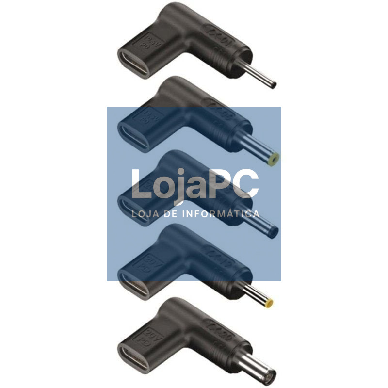Pack 5 Clavijas para portátil Asus NGS BUD-AS/ DC - USB Tipo-C