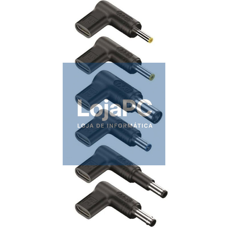 Pack 6 Clavijas para portátil HP NGS BUD-H/ DC - USB Tipo-C