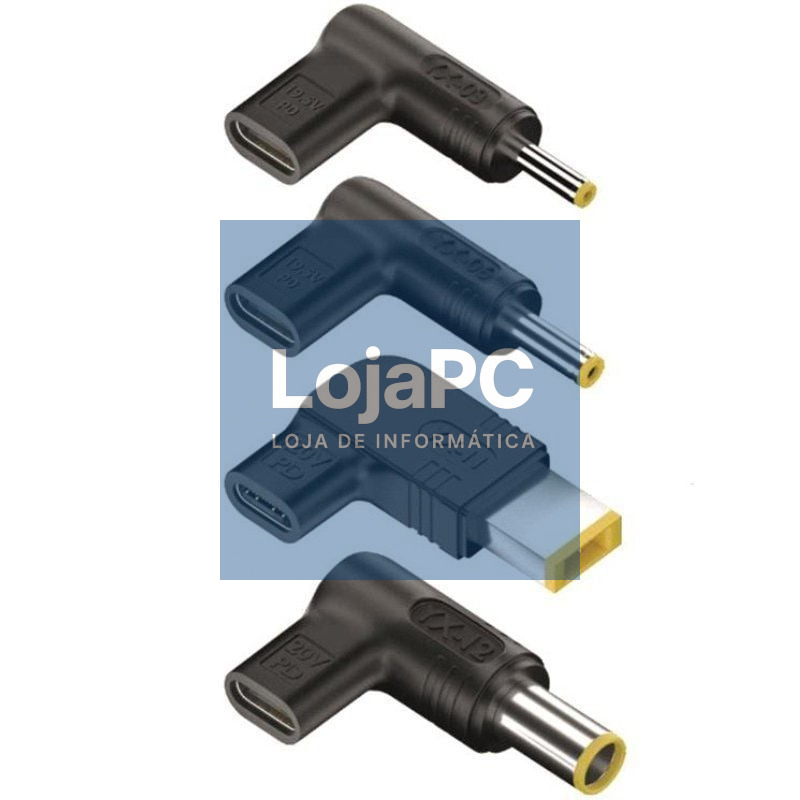 Pack 4 Clavijas para portátil Lenovo NGS BUD-L/ DC - USB Tipo-C