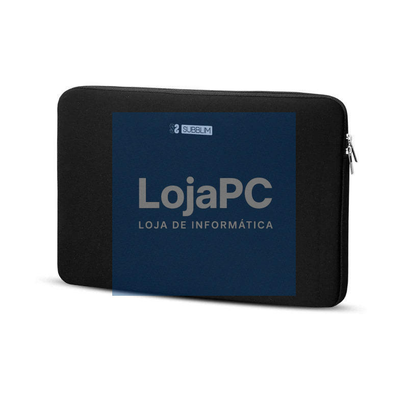 Capa Subblim Business Laptop Sleeve Neoprene V2 para Portáteis até 15.6'/ Preta