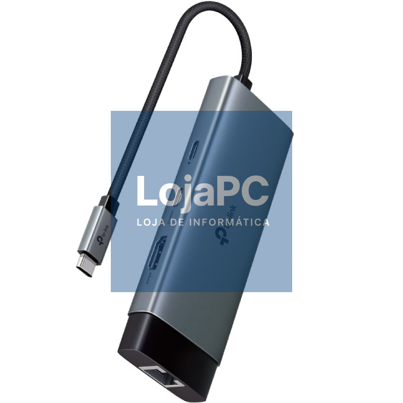 Docking USB Tipo-C TP-Link UH6120C/ 1xUSB Tipo-C/ 2xUSB/ 1xHDMI 4K/ 1xRJ45/ 1xUSB Tipo-C PD/ Cinzento