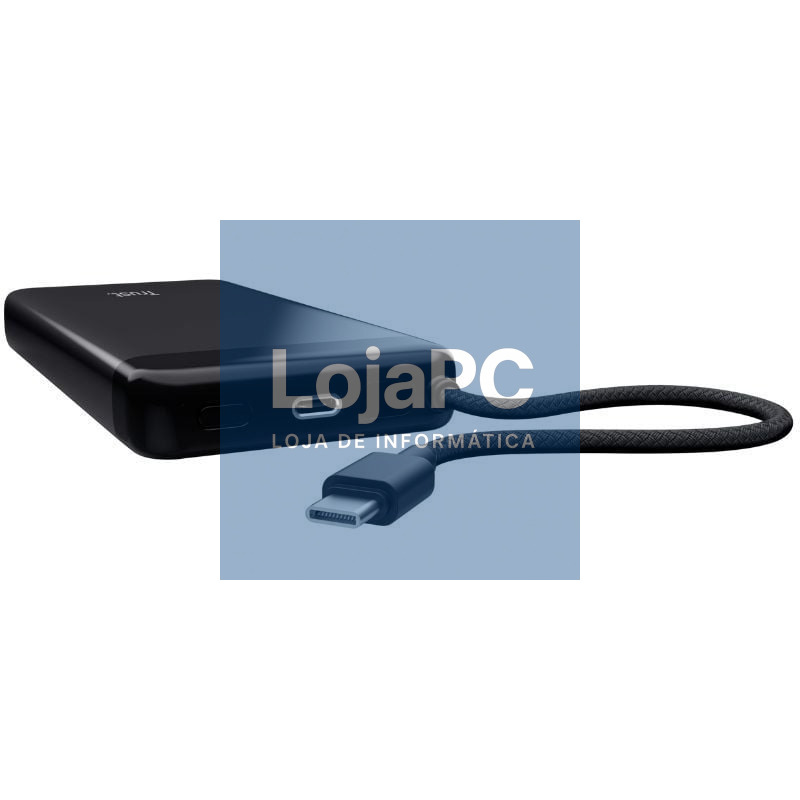 Powerbank/Powerbank Trust Fiera 20000mAh/ 20W/ inclui Cabo USB Tipo-C