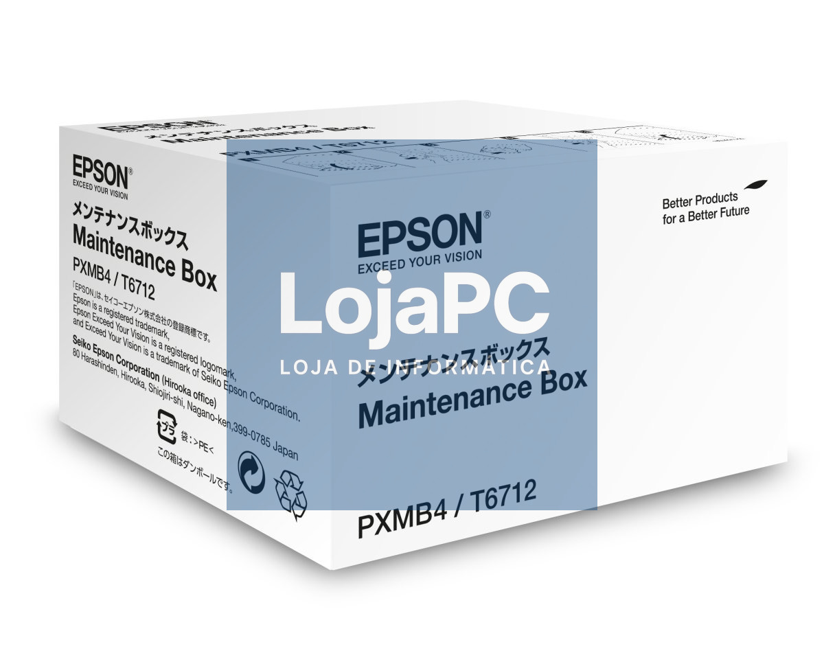 Caixa de Manutenção EPSON T6712 - WF-6090/6590/8010/8090/8510/8590/R8590