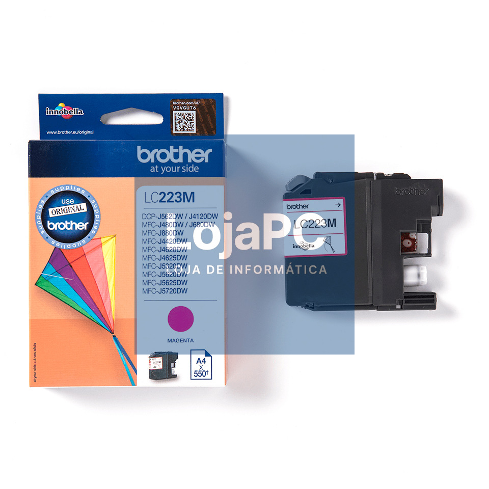 BROTHER LC223M ink magenta 550pages DCPJ562 DCPJ4120 MFCJ480 MFCJ880 MFCJ4420 MFCJ4620 MFCJ5320 MFCJ5620 MFCJ5720
