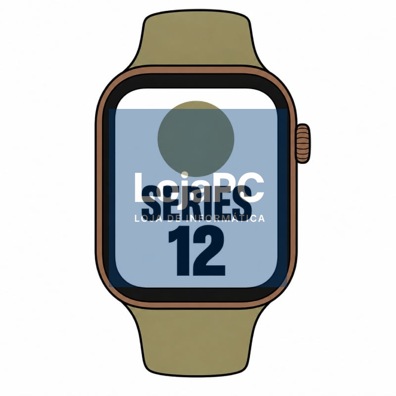 Apple Watch Series 12/ GPS/ 42mm/ Bronce Escuro/ Correia Desportiva Verde Oliva (S/M)