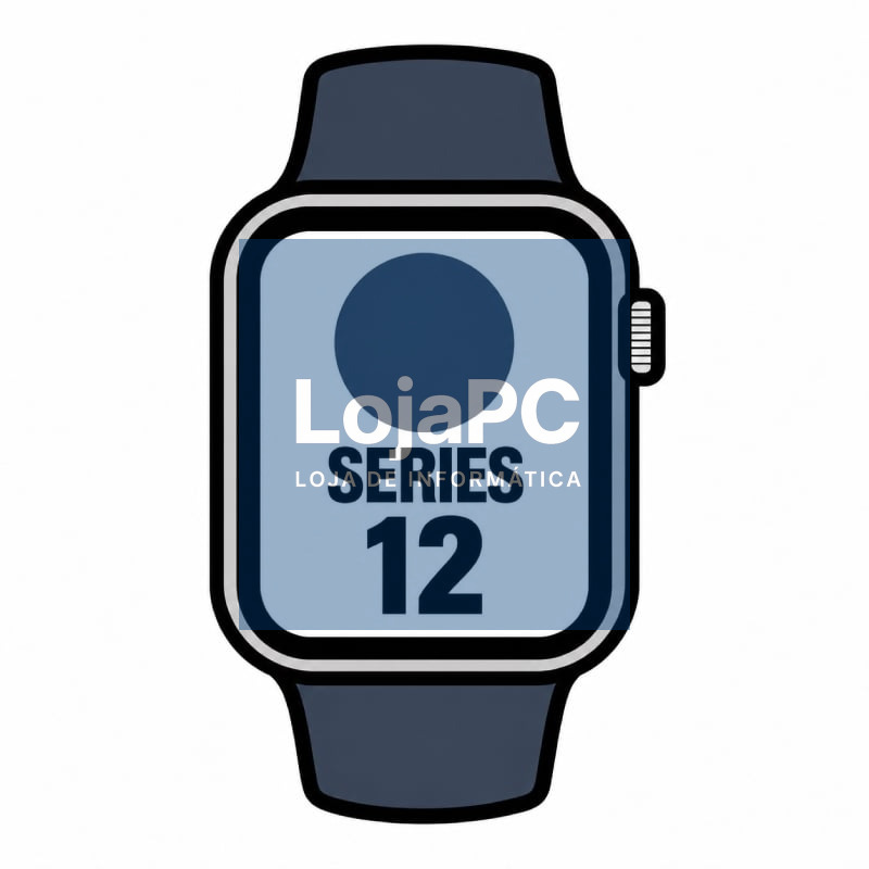 Apple Watch Series 12/ GPS/ Cellular/ 46mm/ Cinzento Espacial/ Correia Desportiva Azul Marino (M/L)