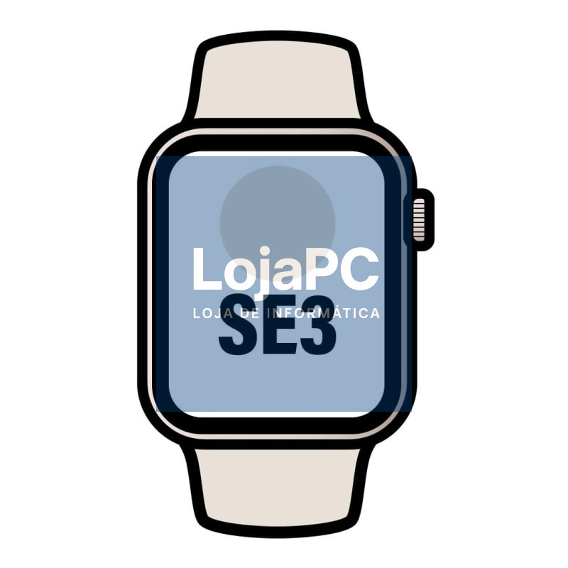 Apple Watch SE3/ GPS/ 40mm/ Caixa de Alumínio Branco Estrella/ Correia Desportiva Arena M/L