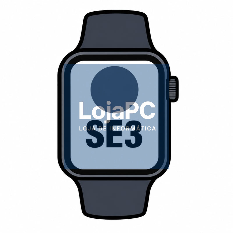 Apple Watch SE3/ GPS/ Cellular/ 40mm/ Caixa de Alumínio Medianoche/ Correia Desportiva Azul Marino S/M