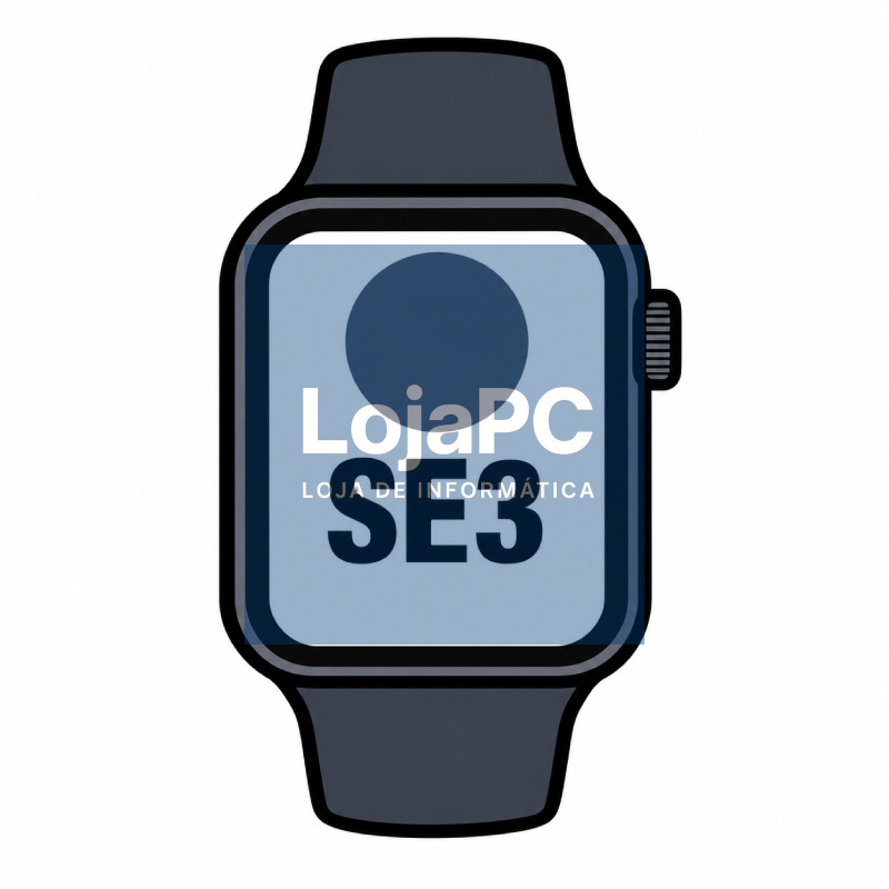 Apple Watch SE3/ GPS/ Cellular/ 40mm/ Caixa de Alumínio Medianoche/ Correia Desportiva Azul Marino M/L
