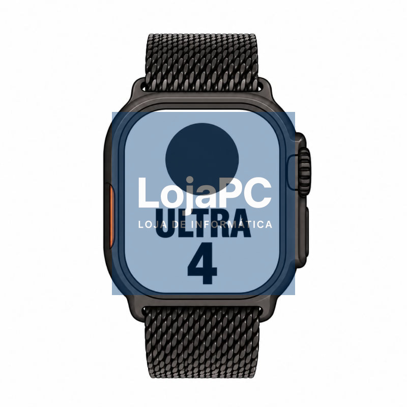 Apple Watch Ultra 4/ GPS/ 49mm/ Caixa de Titânio Preto/ Correia Milanese Loop en Titânio Preto/ M