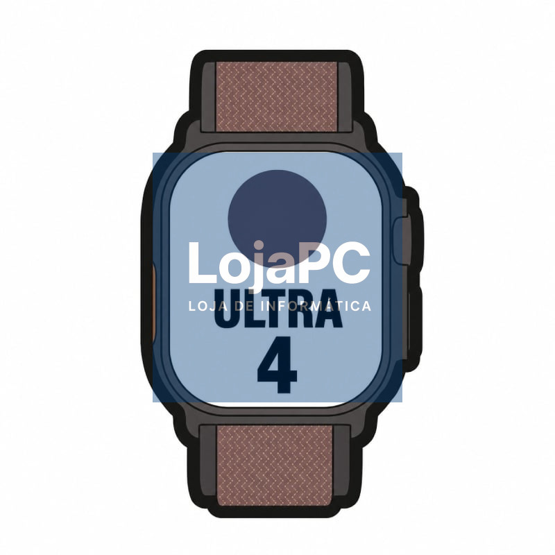 Apple Watch Ultra 4/ GPS/ 49mm/ Caixa de Titânio Preto/ Correia Loop Alpine Burdeos L