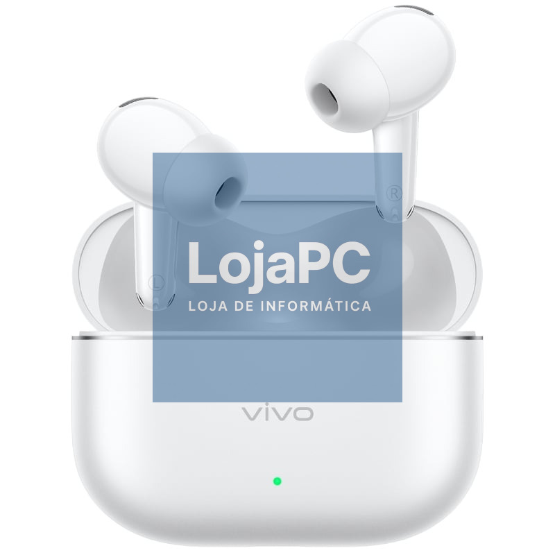 Auscultadores Bluetooth Vivo Buds Ultra com estojo de carga/ Autonomia 11h/ Brancos