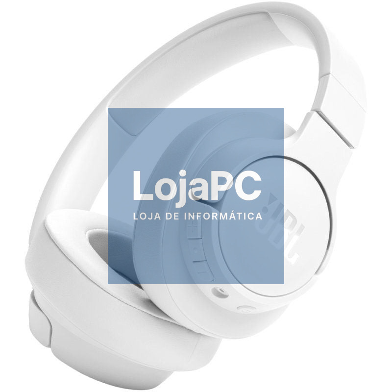 Auscultadores Sem Fios JBL Tune 720BT/ com Microfone/ Bluetooth/ Branco
