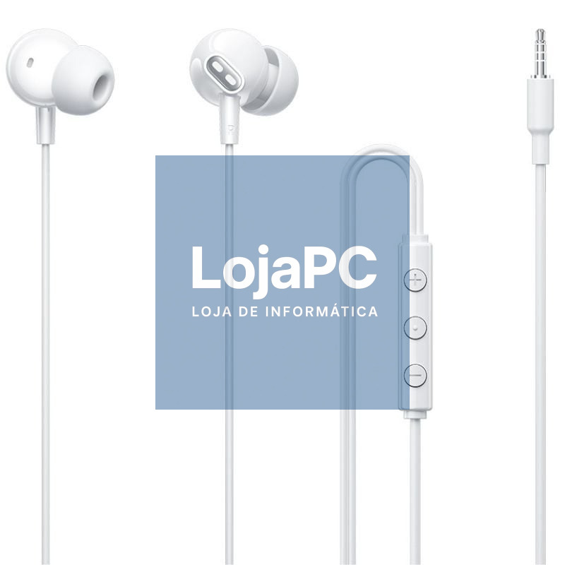 Auscultadores Intrauditivos Vention Echo Lite In-Ear/ com Microfone/ Jack 3.5/ Brancos