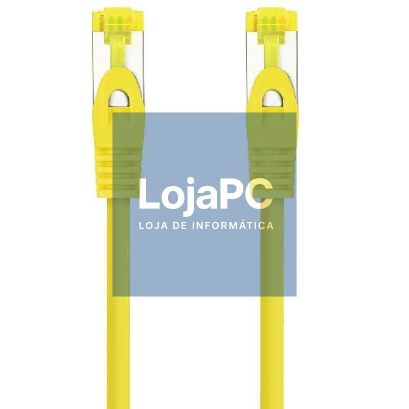 Cabo de rede RJ45 SFTP Nanocable 10.20.1900-L25-Y Cat.6A/ LSZH/ 25cm/ Amarelo