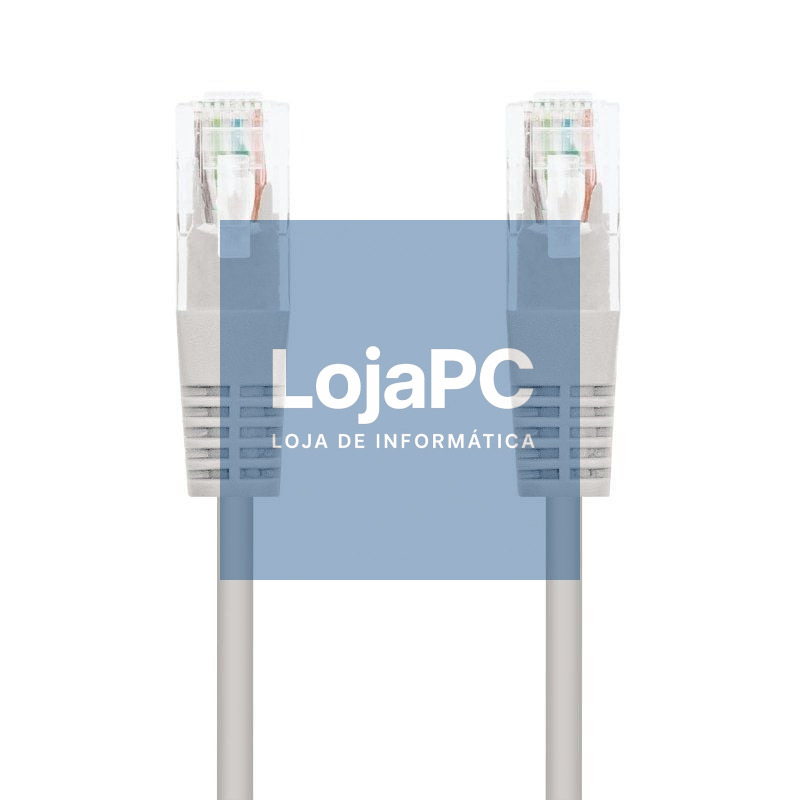 Cabo de rede RJ45 UTP Nanocable 10.20.0403 Cat.6/ 3m/ Cinzento