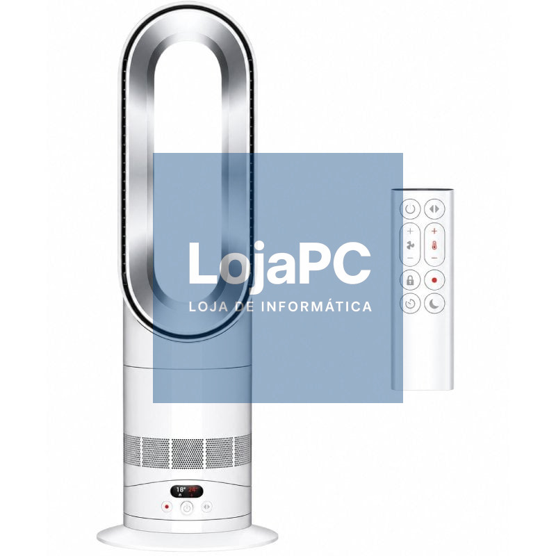 Calefactor Dyson Hot+Cool HF1 Remote Link Pre-heat/ 2250W/ Termostato Regulável