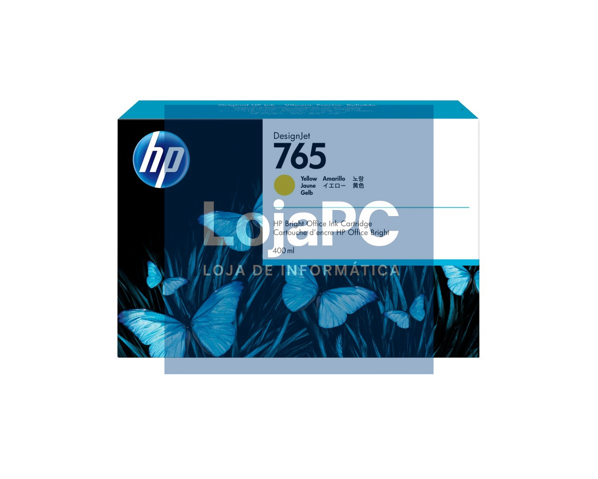 HP 765 ink cartridge yellow standard capacity 400ml 1-pack