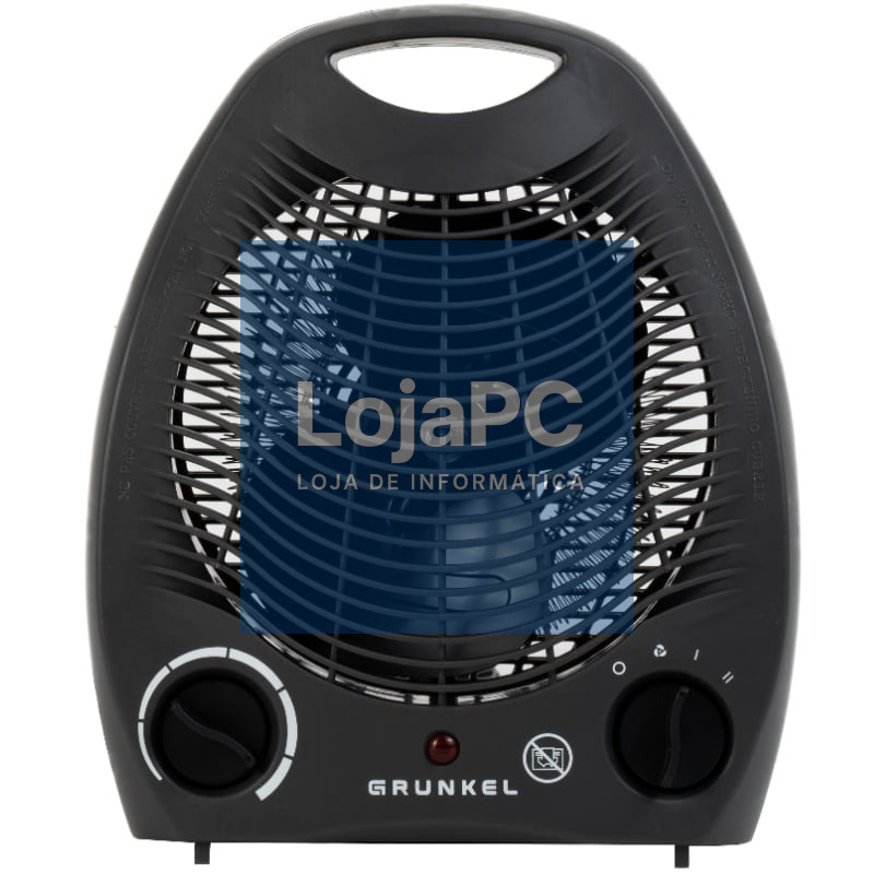 Calefactor / Termoventilador Grunkel WB-2000/ 2000W/ Termostato Regulável