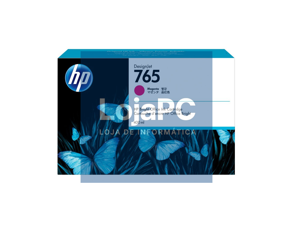 HP 765 ink cartridge magenta standard capacity 400ml 1-pack