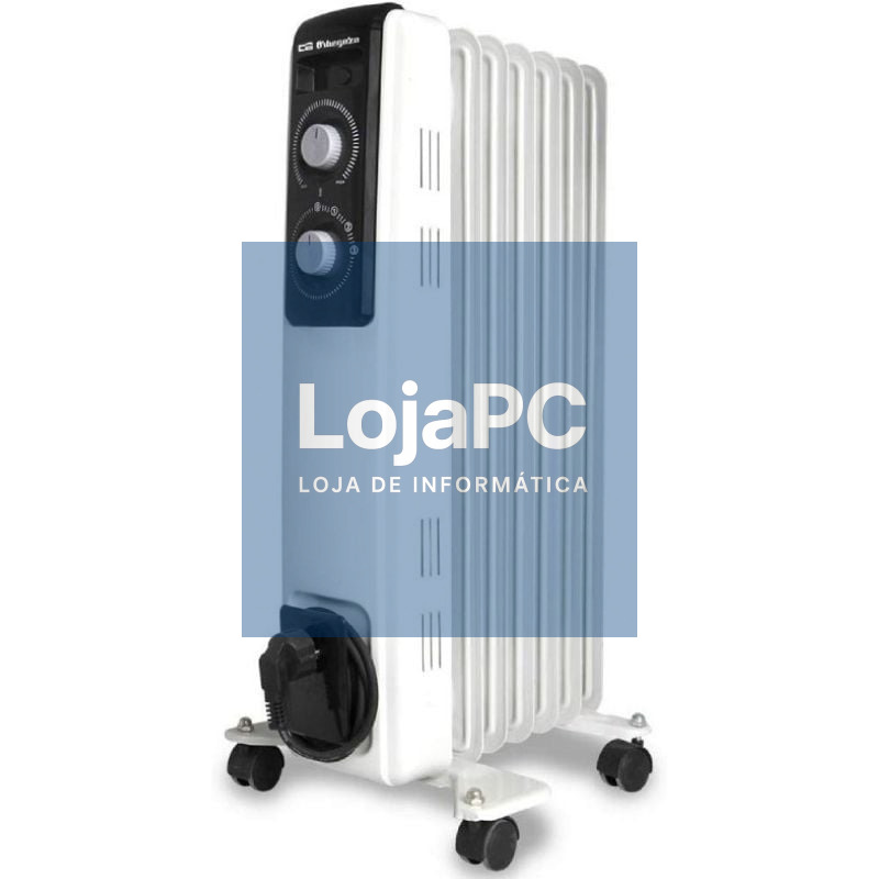 Radiador de Aceite Orbegozo RF 1500 A/ 3 Potencias/ 1500W/ 7 Elementos Caloríficos