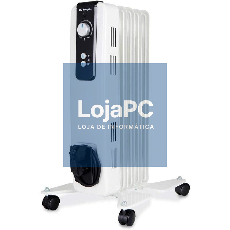 Radiador de Aceite Orbegozo RH 1000/ 2 Potencias/ 500-1000W/ 5 Elementos Caloríficos