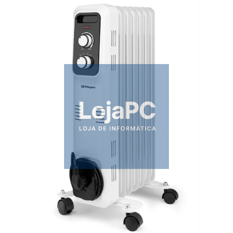 Radiador de Aceite Orbegozo RL 1500/ 3 Potencias/ 1500W/ 7 Elementos Caloríficos