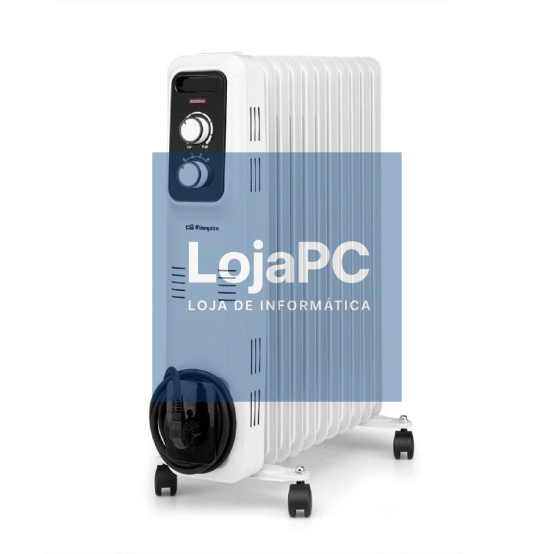 Radiador de Aceite Orbegozo RL 2500/ 3 Potencias/ 2500W/ 11 Elementos Caloríficos